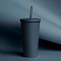 Fuck Monday Insulated tumbler with a straw
