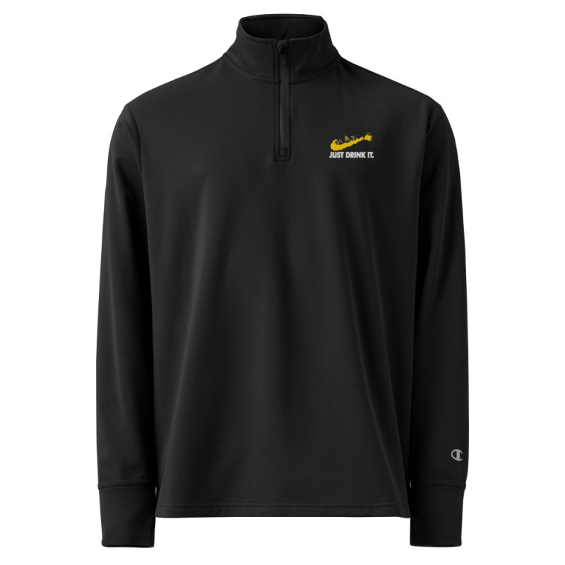 Just drink it Quarter zip pullover
